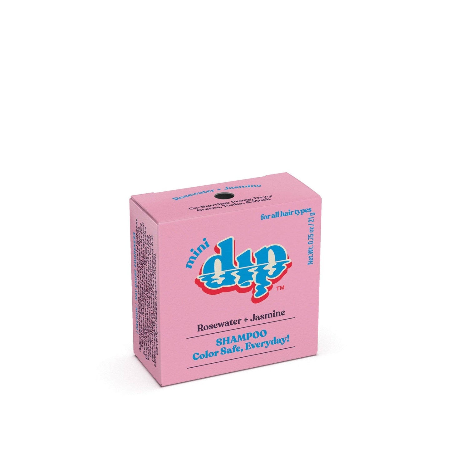 Dip Shampoo 0.75 oz Mini Dip Color Safe Shampoo Bar (0.75 oz) | Rosewater & Jasmine | Dip