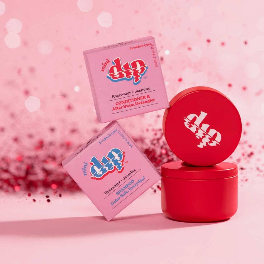 Dip Shampoo 0.75 oz Mini Dip Color Safe Shampoo Bar (0.75 oz) | Rosewater & Jasmine | Dip