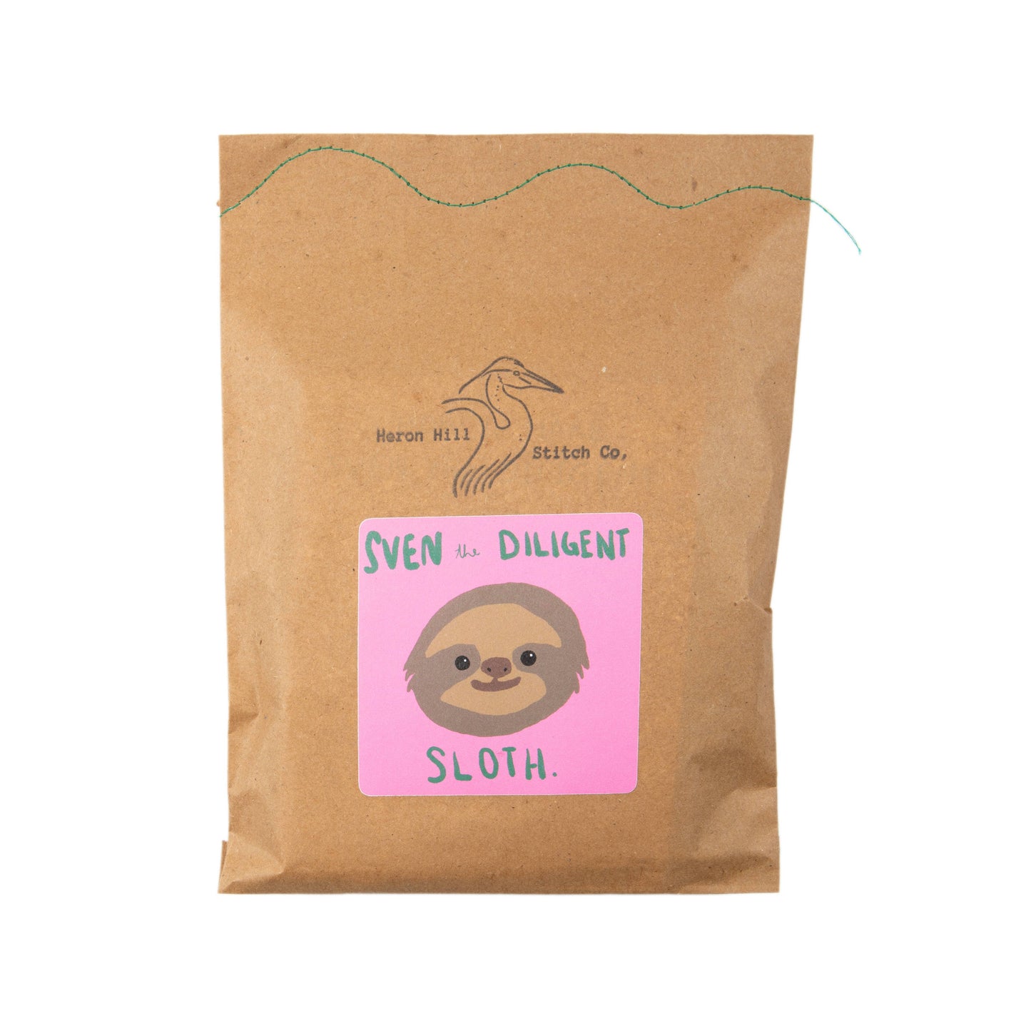 Heron Hill Stitch Co Sven the Diligent Sloth