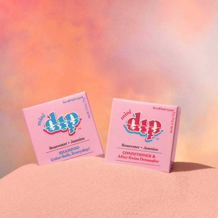 Dip Conditioner 0.75 oz Mini Dip Conditioner & After Swim Detangler | Rosewater & Jasmine | Dip