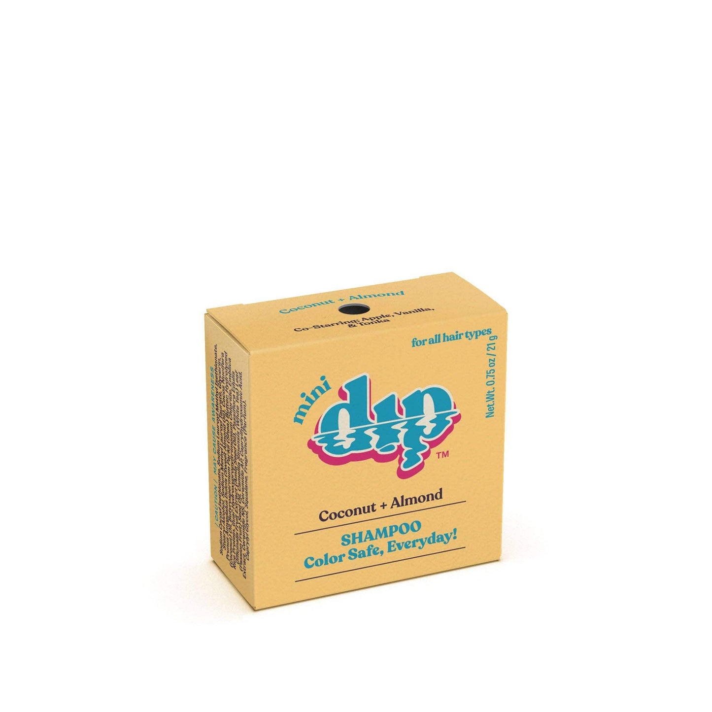 Dip Shampoo 0.75 oz Mini Dip Color Safe Shampoo Bar (0.75 oz) |Coconut & Almond | Dip