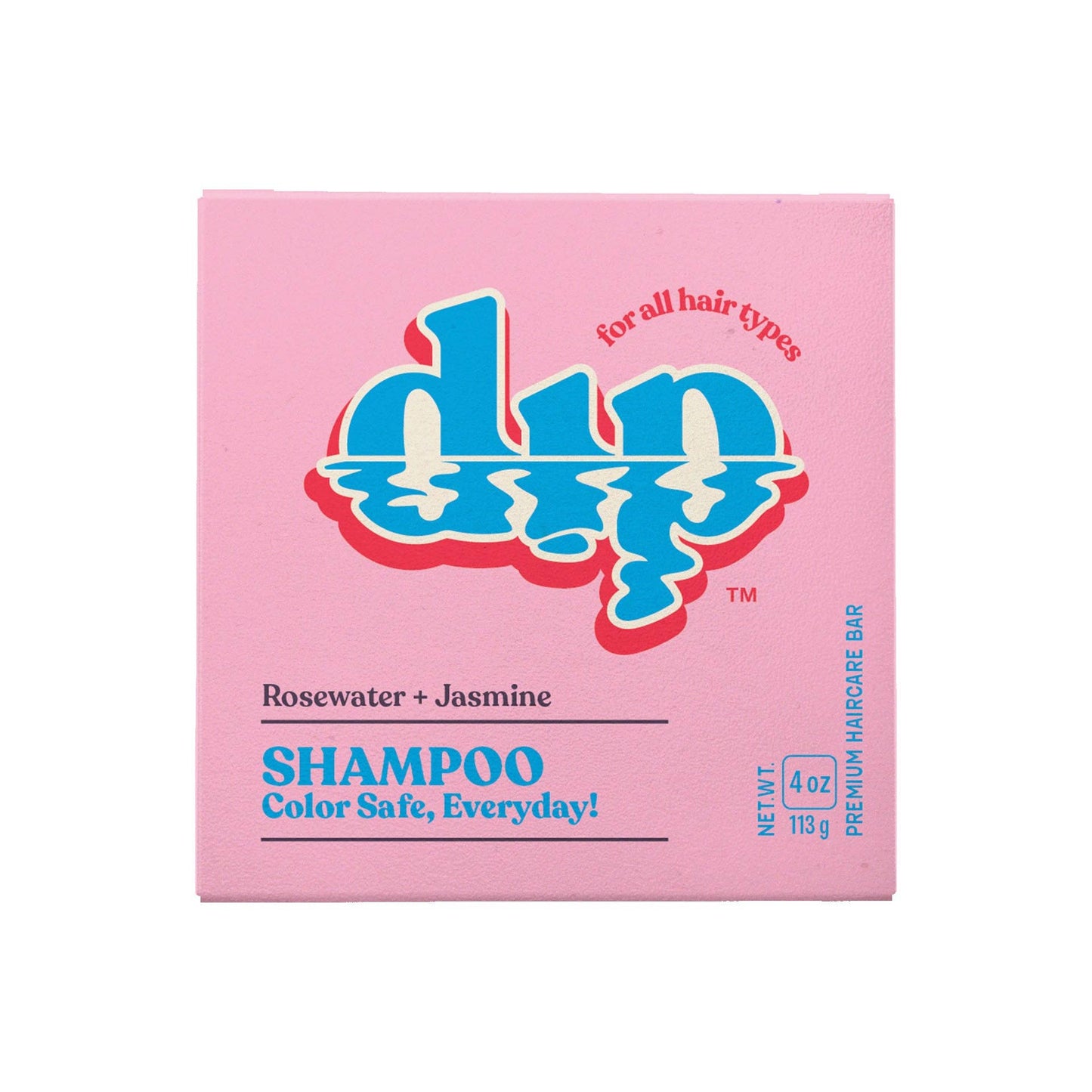 Dip Shampoo 4 oz Color Safe Shampoo Bar (3 oz) |  Rosewater & Jasmine | Dip