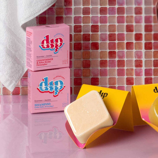 Dip Shampoo 4 oz Color Safe Shampoo Bar (3 oz) |  Rosewater & Jasmine | Dip