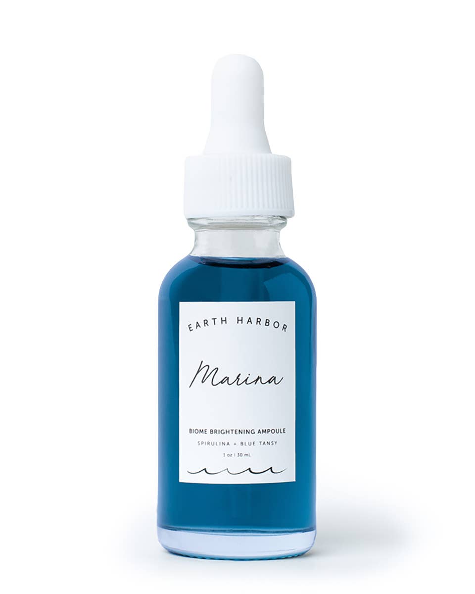 Earth Harbor Naturals Skincare 10 ml "Marina" Brightening Elixir: Blue Tansy + Squalane | Earth Harbor Naturals