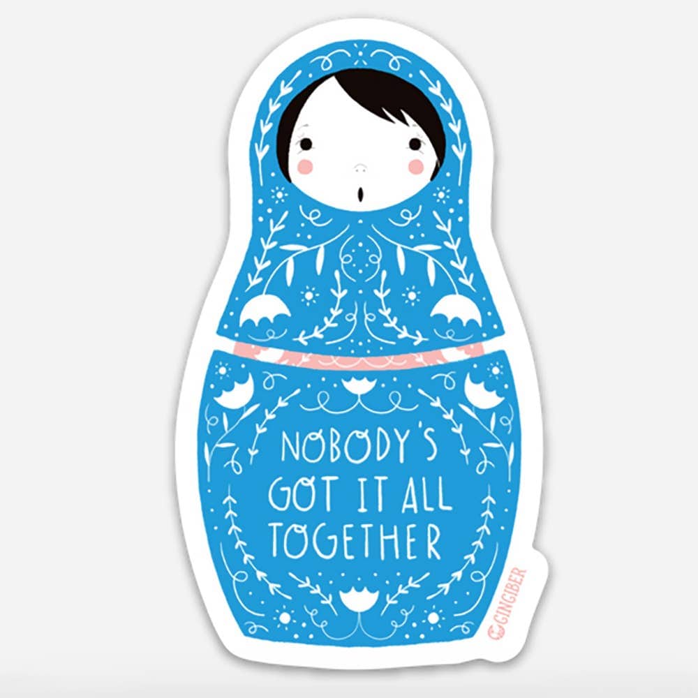 Gingiber Sticker Got It Together Sticker | Gingiber