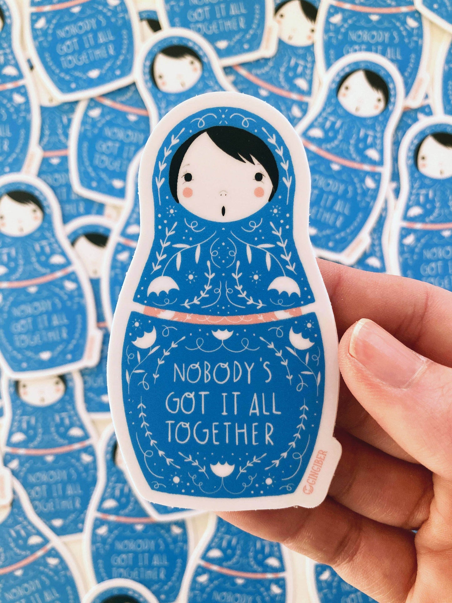 Gingiber Sticker Got It Together Sticker | Gingiber