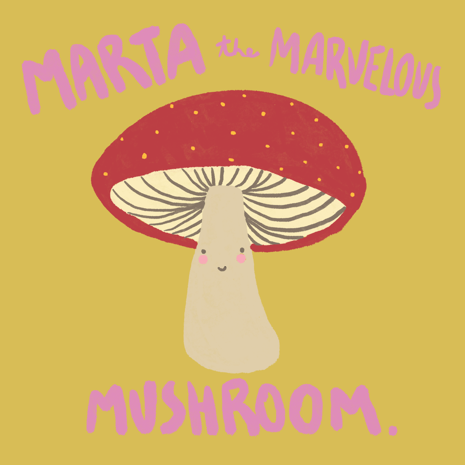 Heron Hill Stitch Co Marta the Marvelous Mushroom