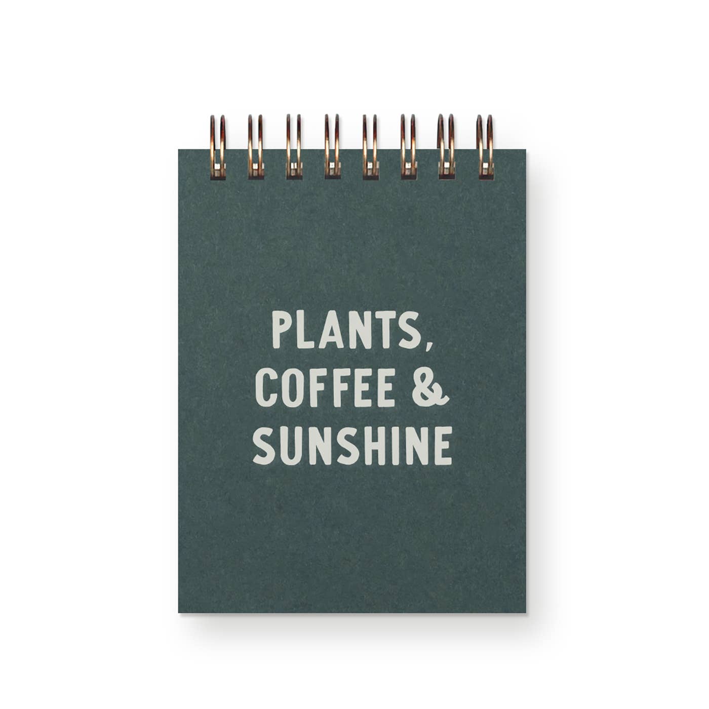 Ruff House Print Shop Notebook Plants, Coffee & Sunshine Mini Jotter Notebook | Ruff House Print Shop