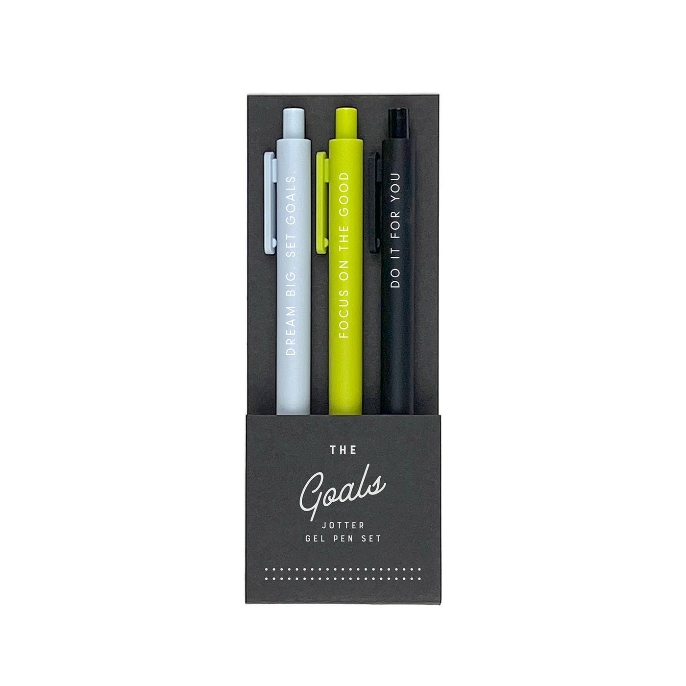 Ruff House Print Shop Pen The Goals Jotter Gel Pen Set | Ruff House Print Shop
