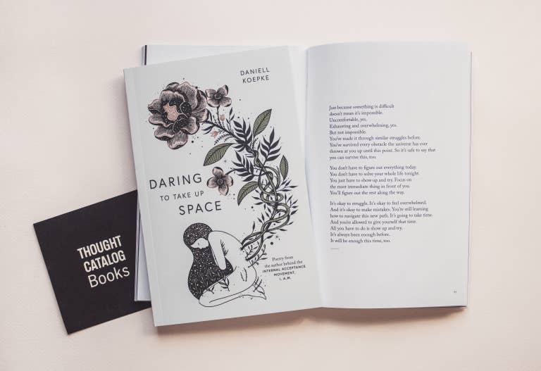 Thought Catalog Books "Daring To Take Up Space" Book | Daniell Koepke | Thought Catalog