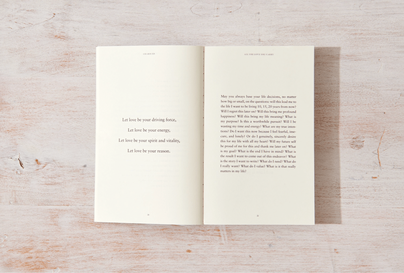 Thought Catalog Print Book "All The Love You Carry" book | Charis Ed | Thought Catalog