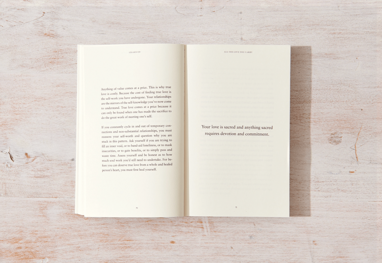 Thought Catalog Print Book "All The Love You Carry" book | Charis Ed | Thought Catalog